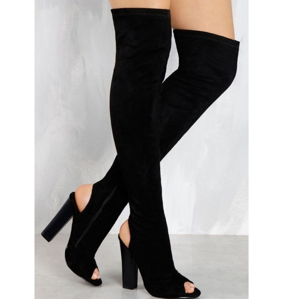 Lola Shoetique black over-the-knee boots